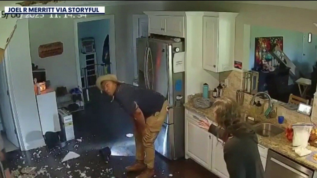 Inspector crashes through ceiling