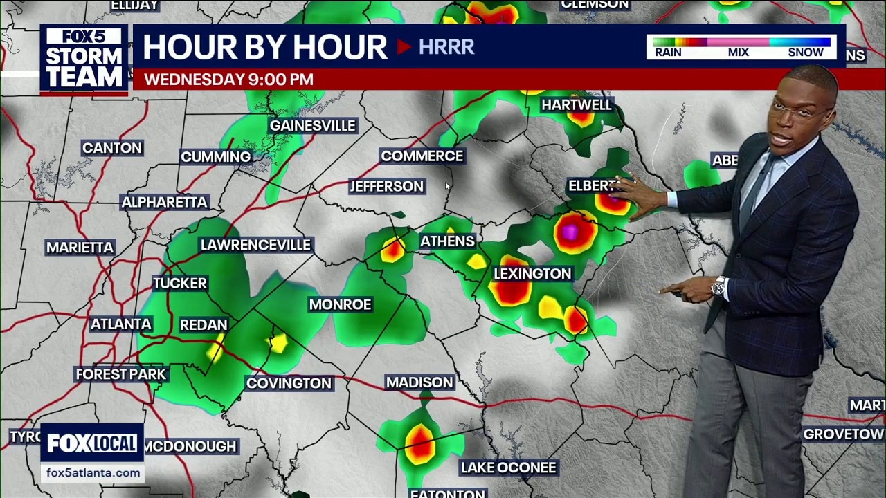 Wednesday evening weather forecast 