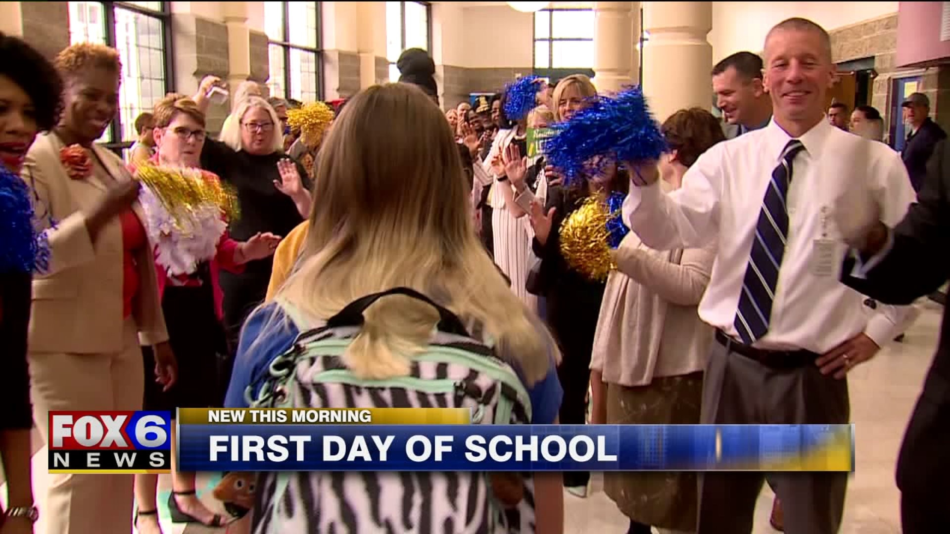 Excitement levels are high for first day of school