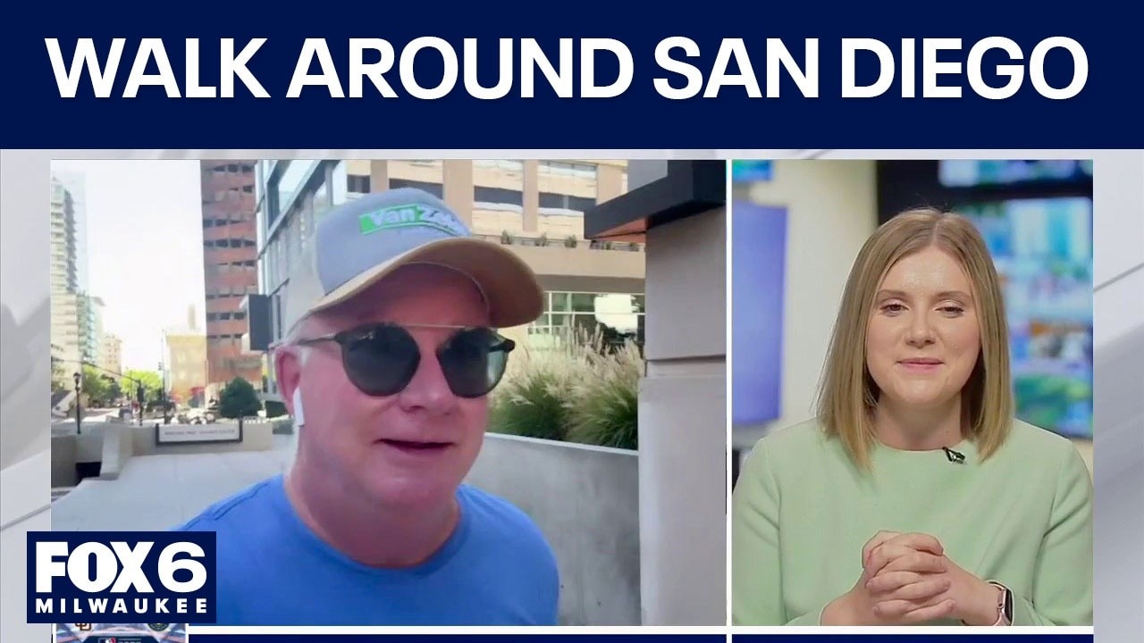 Brewers, Padres: Walk around downtown San Diego