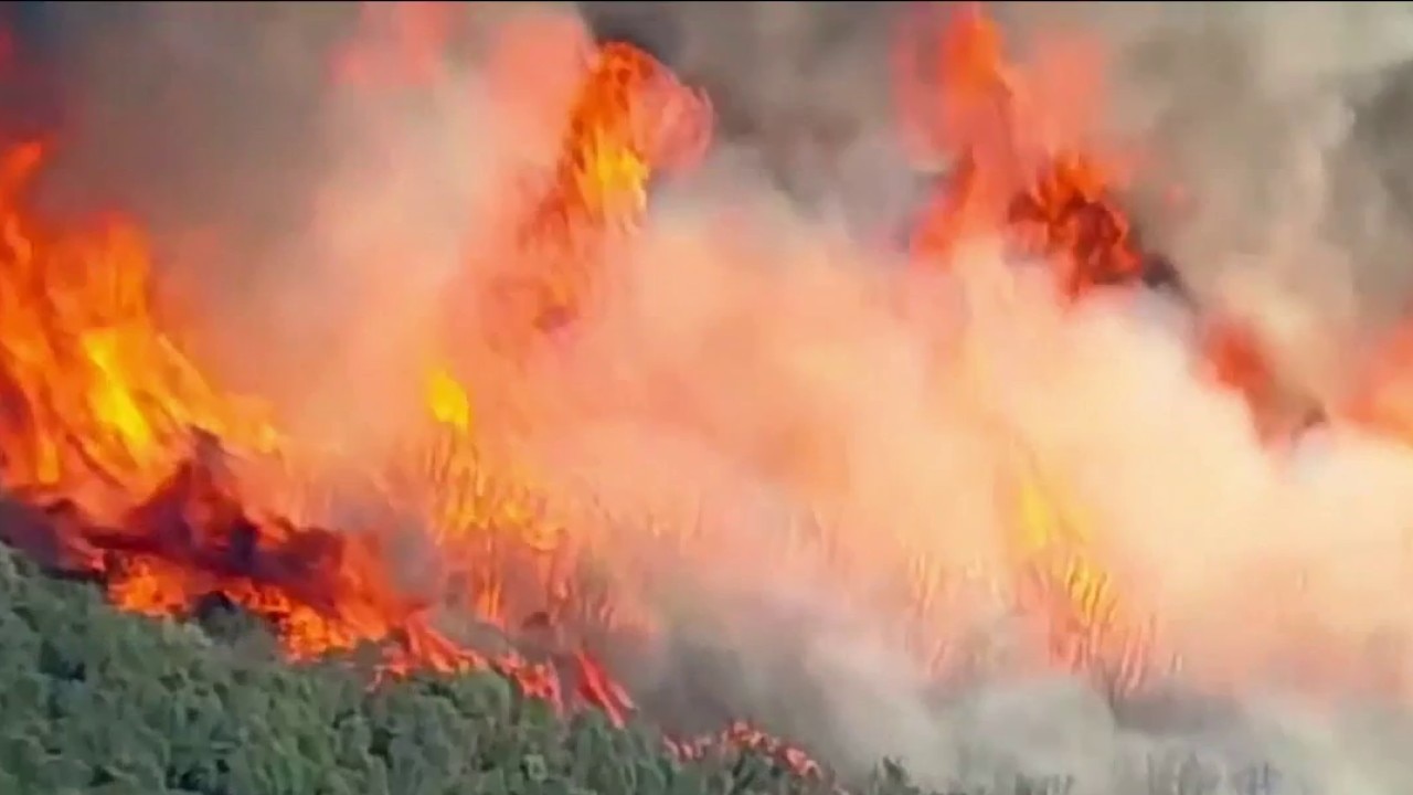 Wildfires burn across Texas and Nevada