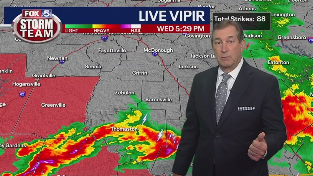 Wednesday afternoon forecast update