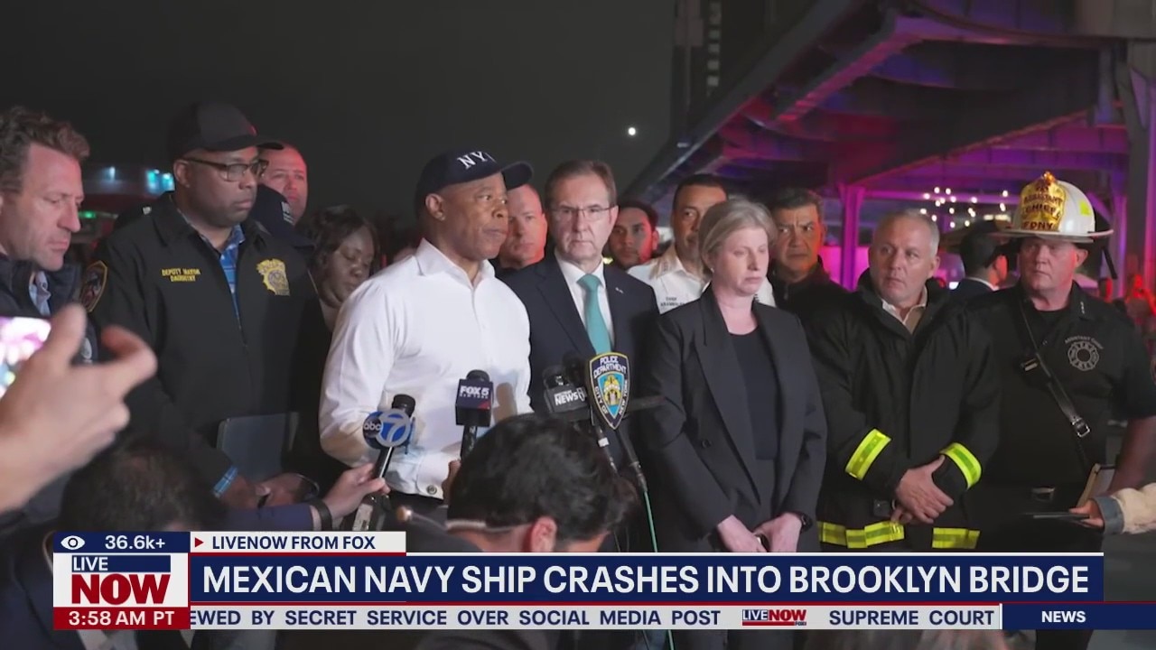 UPDATE: Brooklyn bridge ship crash