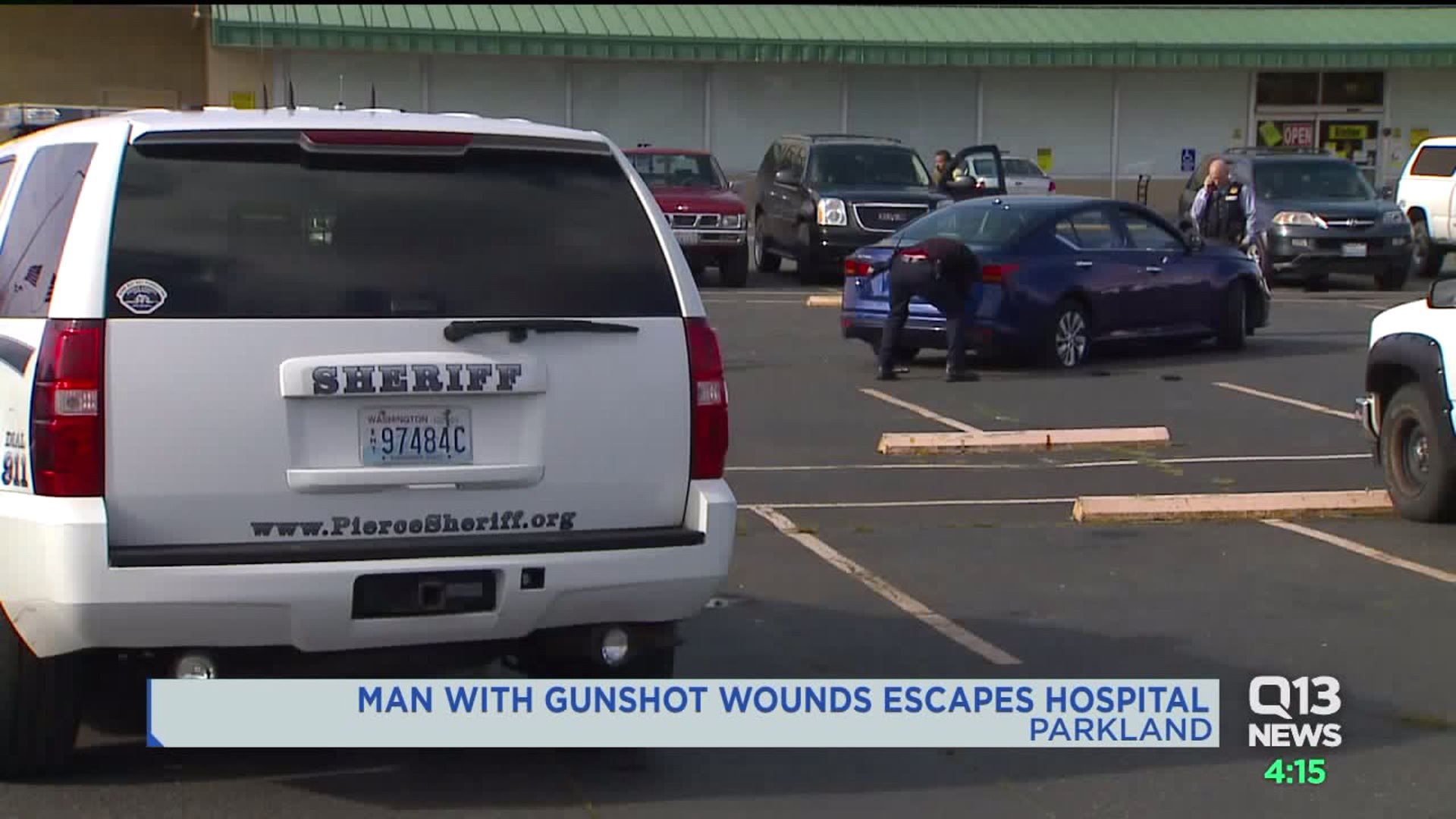 Man wounded in gang shootout flees Pierce County hospital