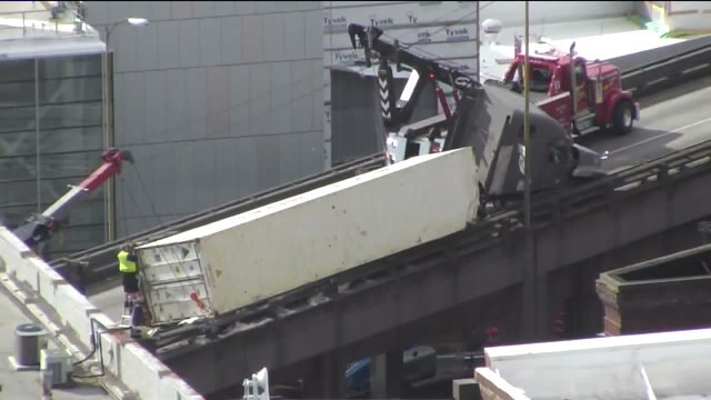 Semi Crash On Hwy 99