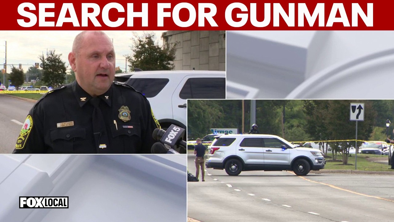 Police search for gunman after 3 people shot near United Rentals in Manassas