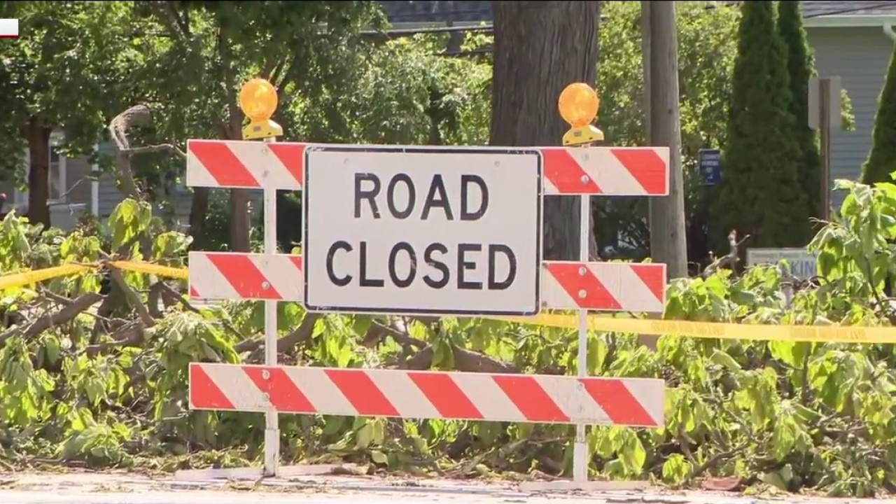 Strong storms leave downed trees, power lines in Bartlett