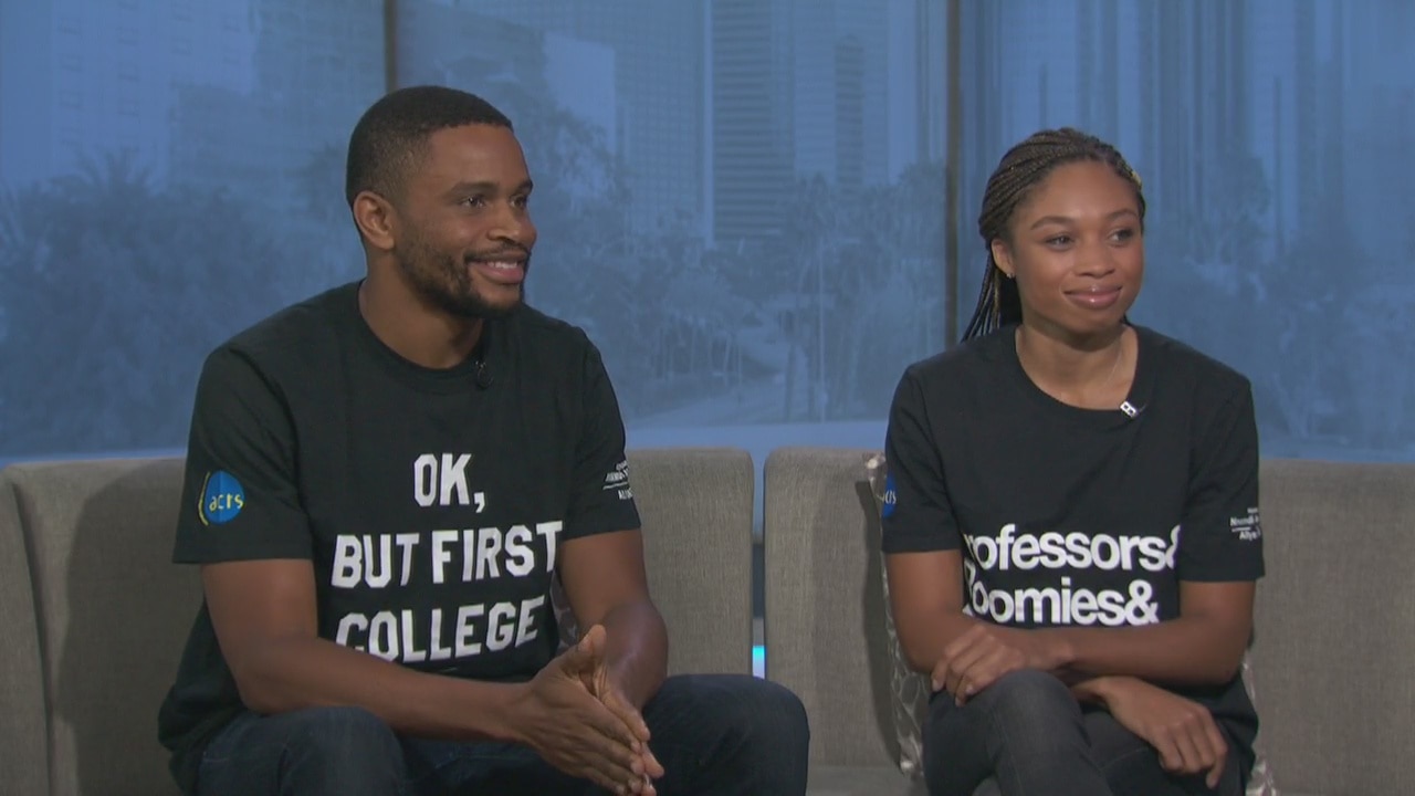 Nnamdi Asomugha, Allyson Felix helping LA area kids get into college