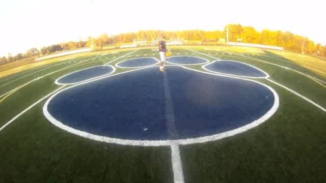 Michael Tucker runs to daylight for University School