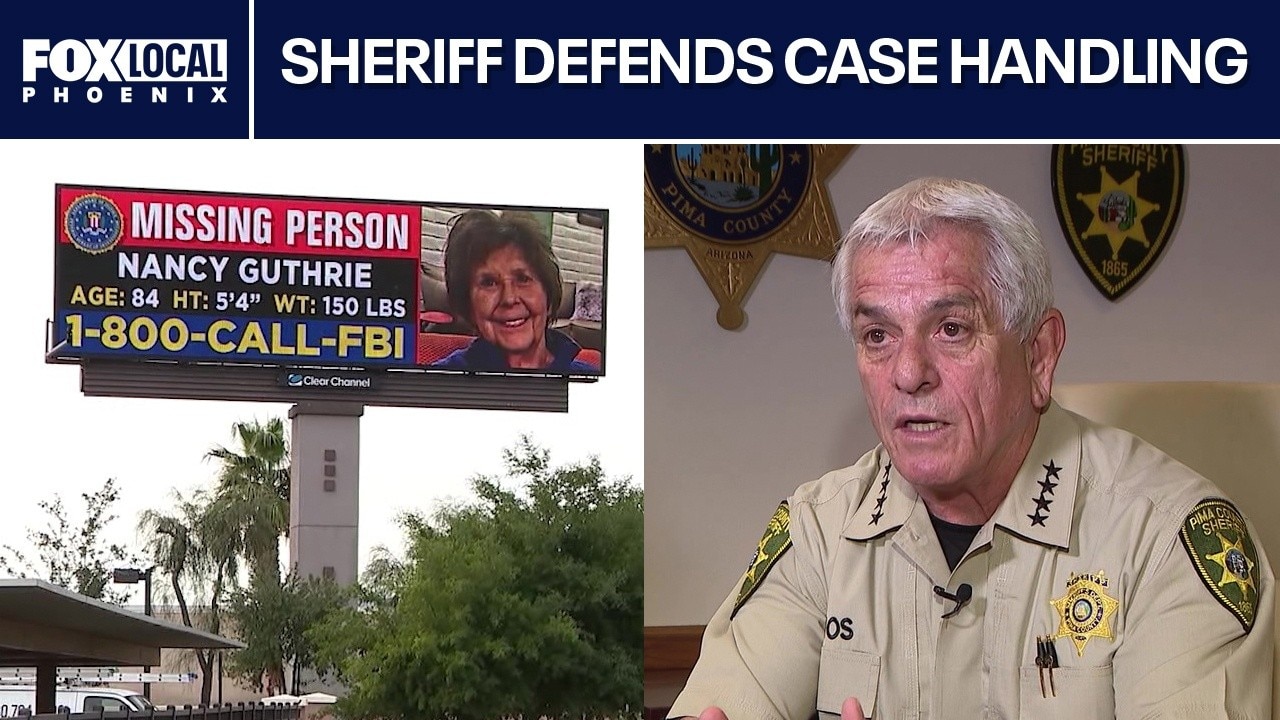 Nancy Guthrie case: Arizona sheriff defends probe