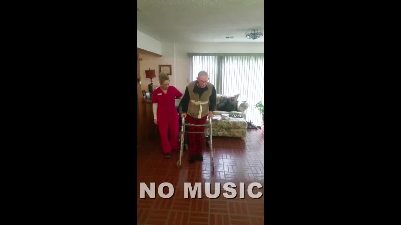 Therapist uses music for amazing results in Parkinson's patient