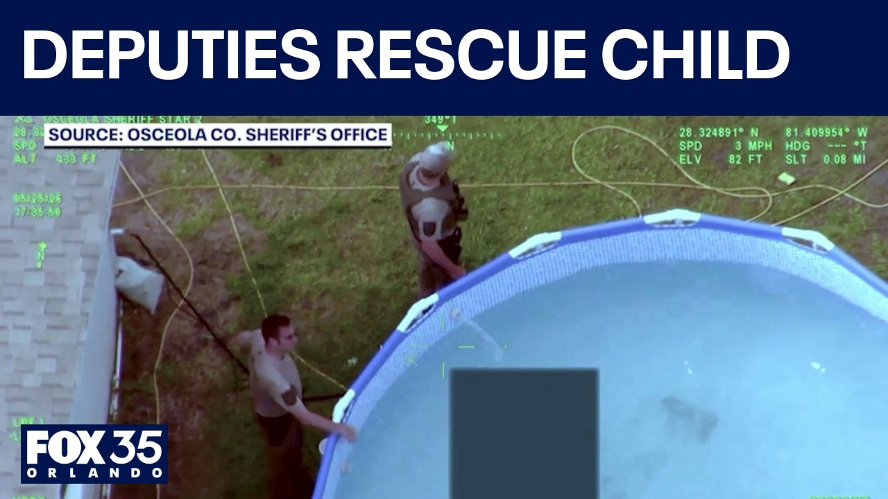 Osceola County deputies rescue missing girl found in neighbor’s pool