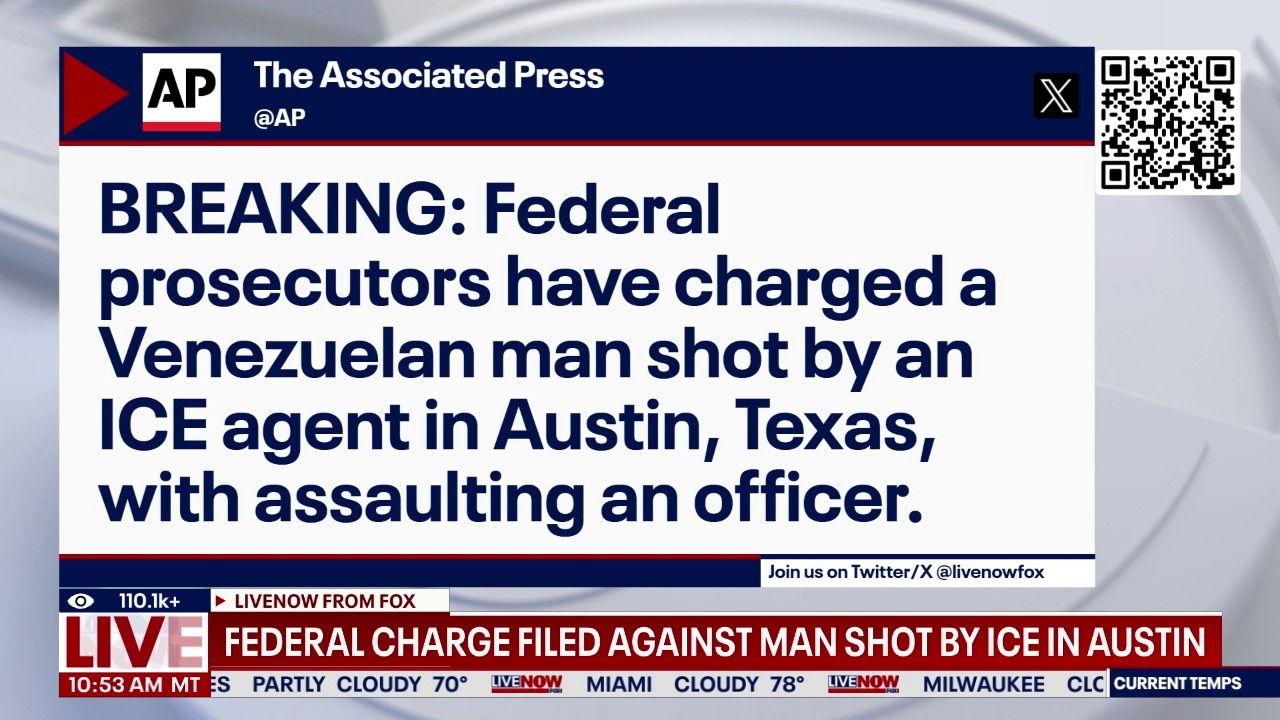 Man shot by ICE in Austin charged with assault 