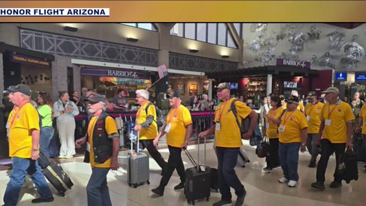 Honor Flight Arizona launches first historic charter flight