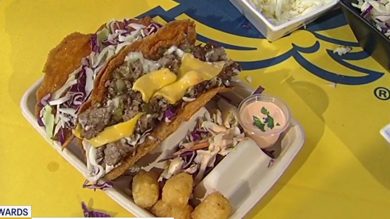 Burger Chop Tater Tacos win Best Savory at 2026 Big Tex Choice Awards