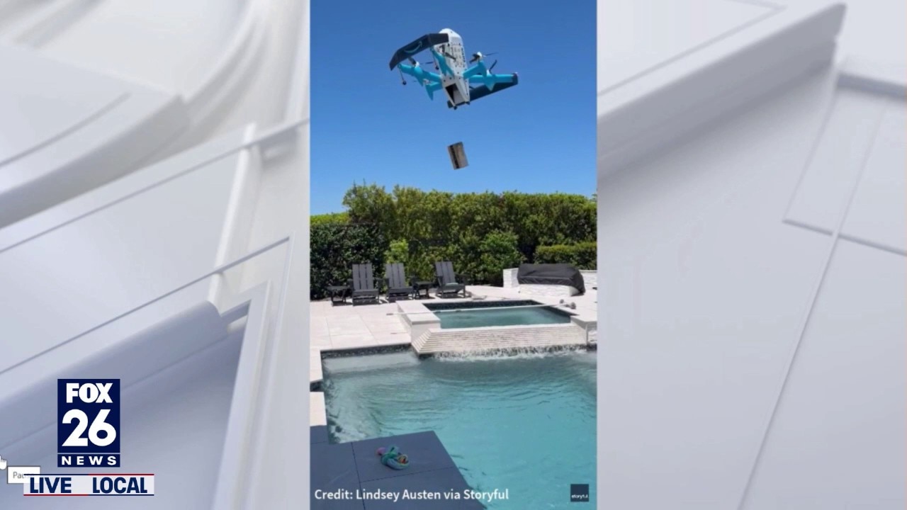 Richmond woman talks with FOX 26 after Amazon drone delivery