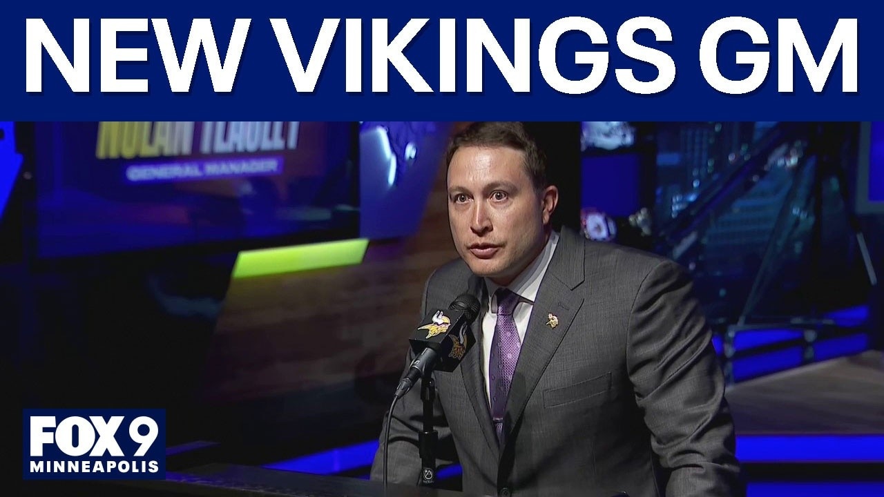 New Vikings GM Nolan Teasley introduced