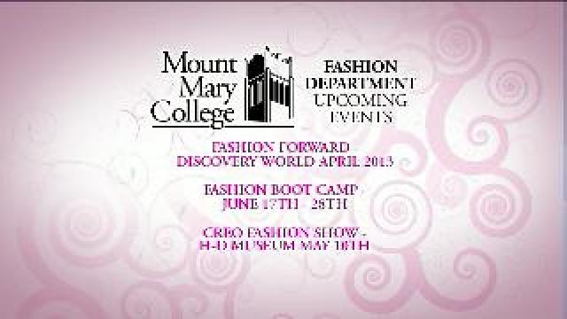Laura checks out the Mount Mary College fashion program
