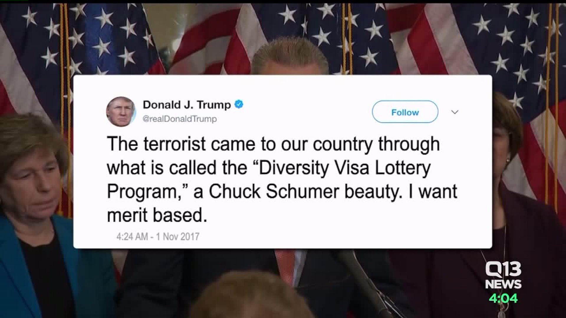 Trump calls for end to `Diversity Visa Lottery Program`