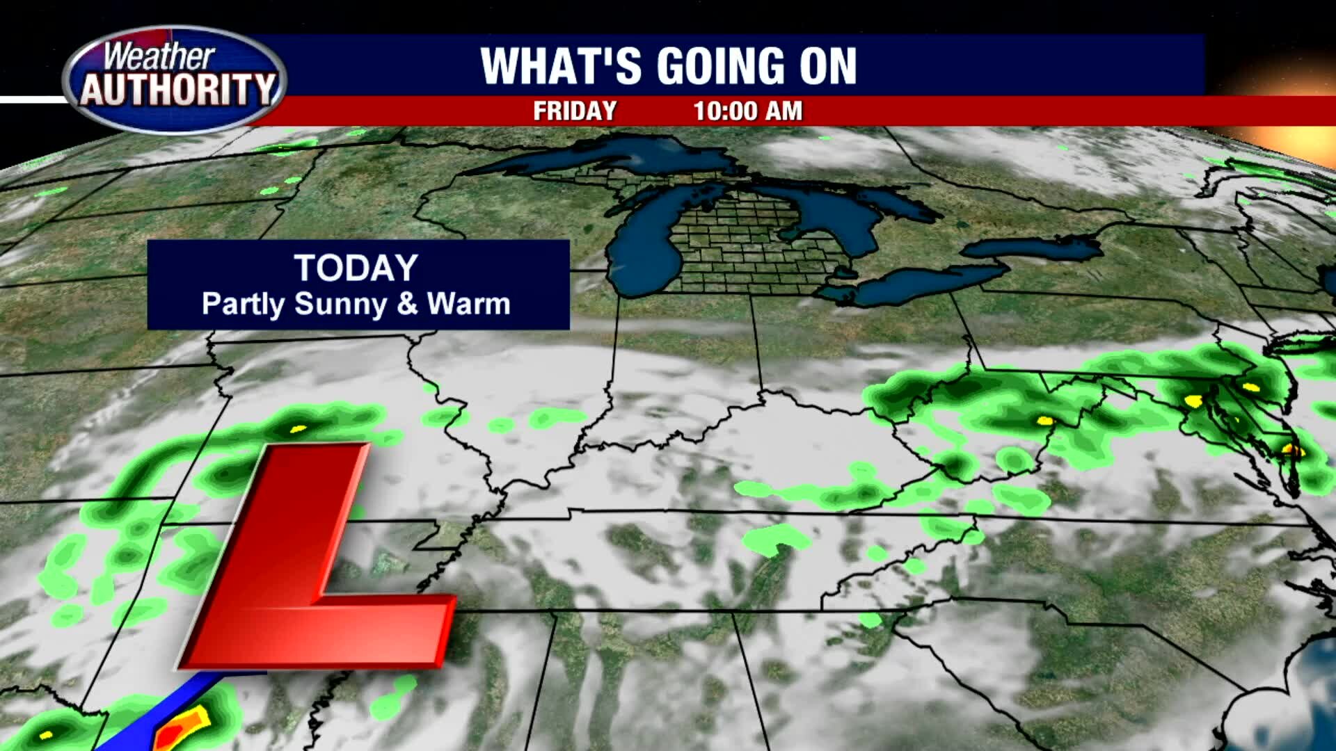 Sunday Rain and Storm Chances