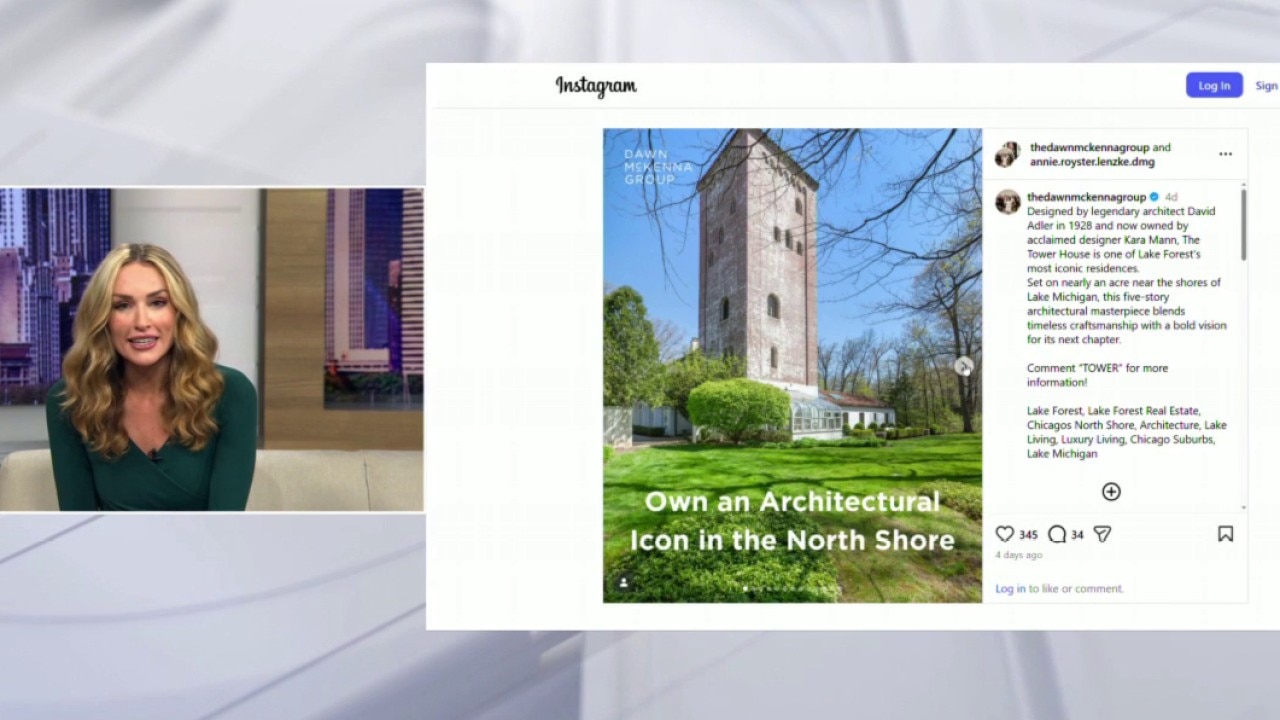 Historic 1928 Tower House listed for $2.5M in Chicago suburb