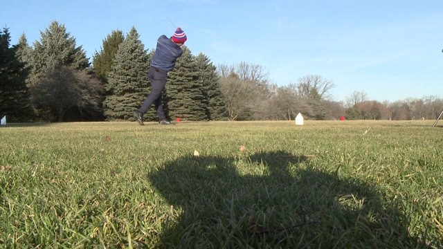 Warm Saturday gives folks a chance to spruce up their cars, and their swing