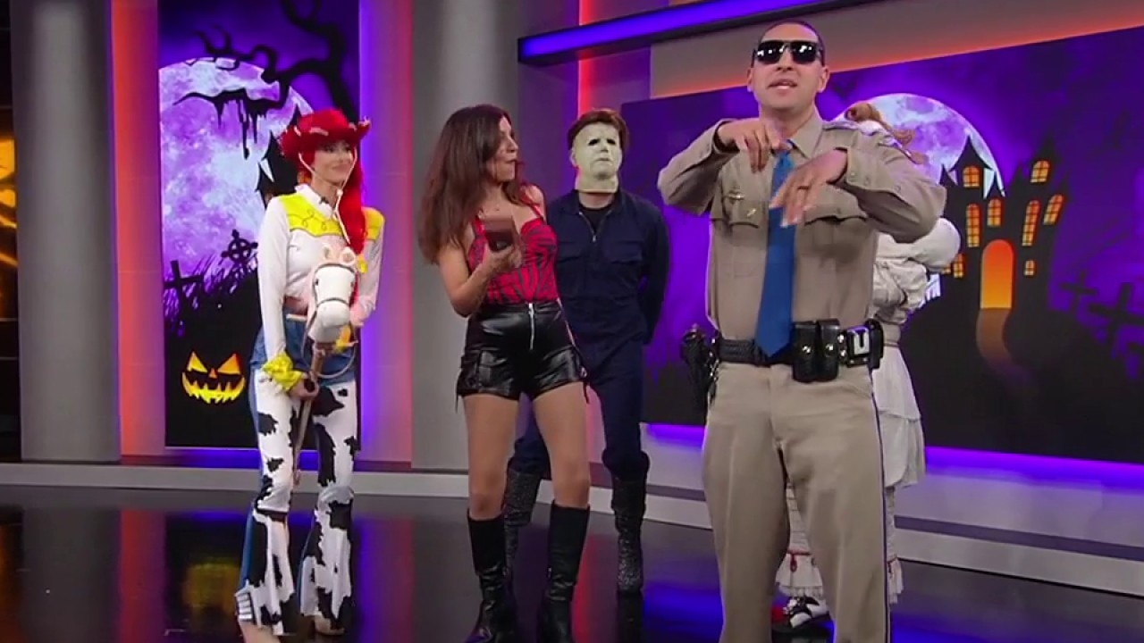 CHP Officer Talavera delivers trick-or-treat with a beat