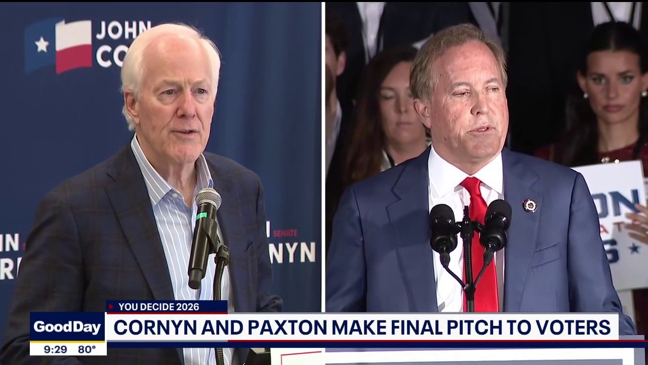 Cornyn and Paxton make final pitch ahead of runoff