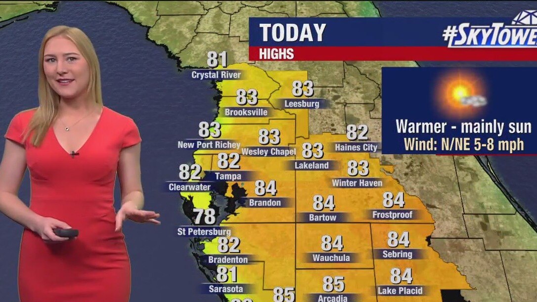 Tampa weather | one more pleasant day before rain
