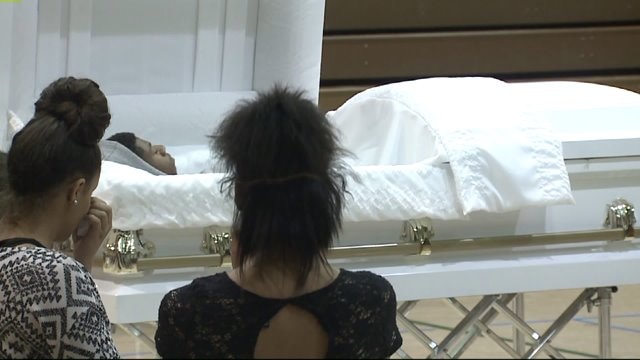 Mock crash scene has Washington H.S. students thinking twice about texting and driving
