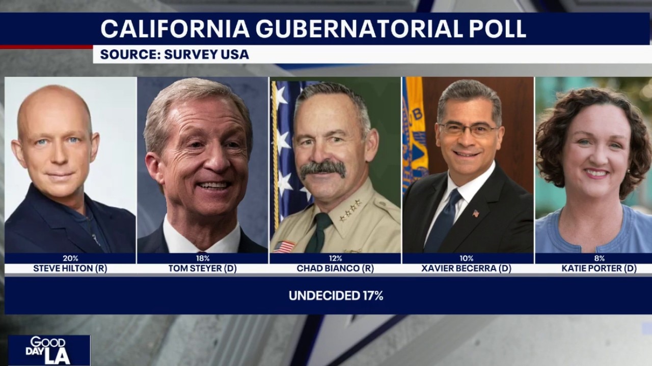 California gubernatorial poll 