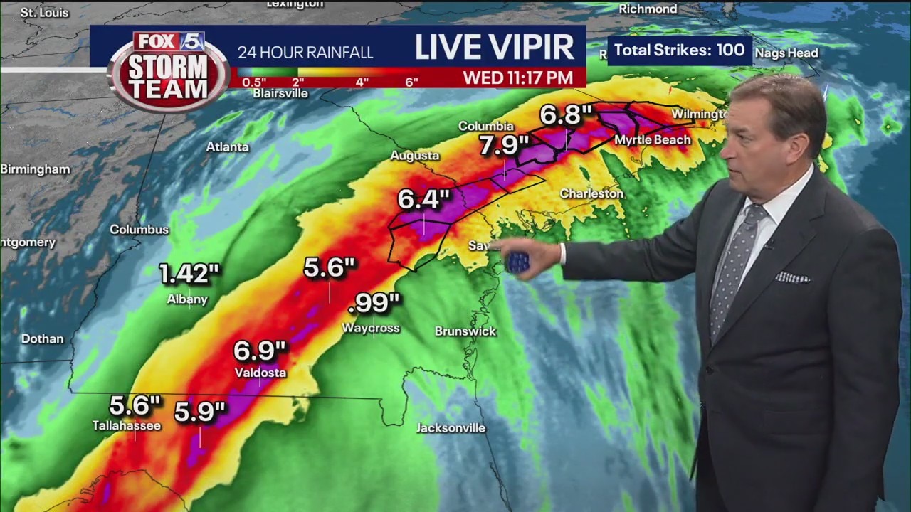 Wednesday night forecast update