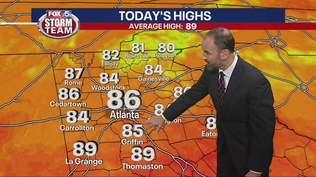Sunday morning forecast