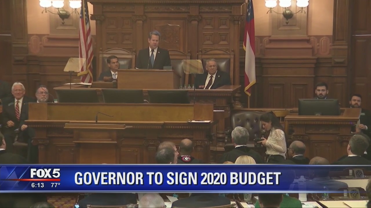 Gov. Kemp to sign 2020 budget