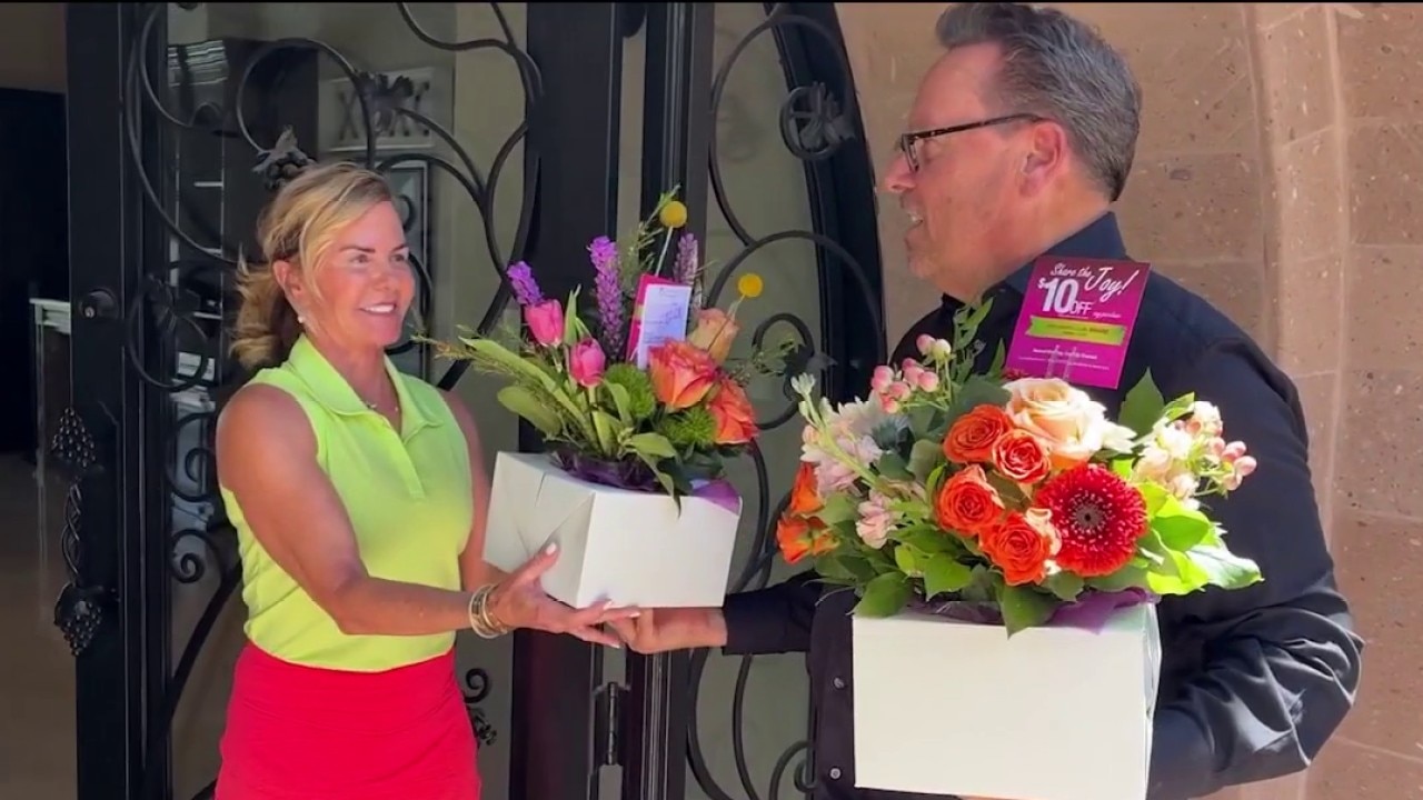 Moms surprised with Mother's Day flowers across the Valley 