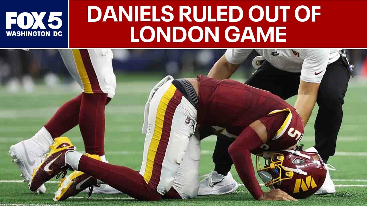 Commanders QB Jayden Daniels ruled out of London game