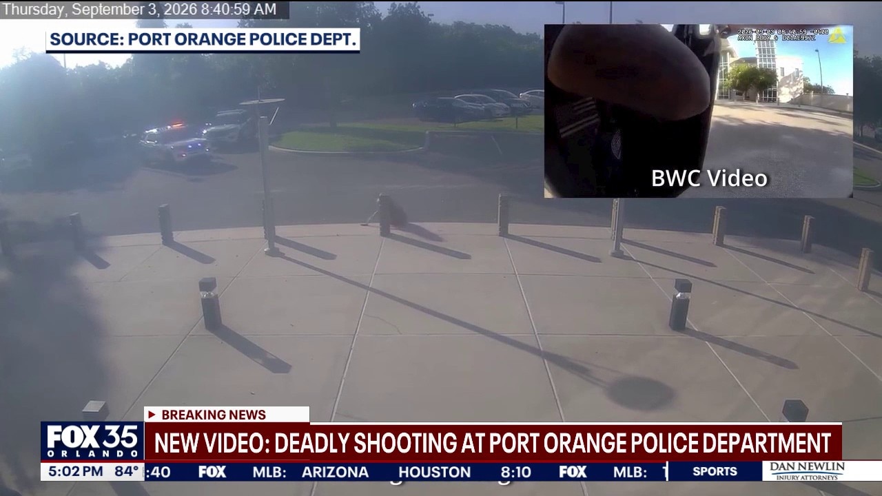 Video shows deadly shooting at Port Orange Police Department
