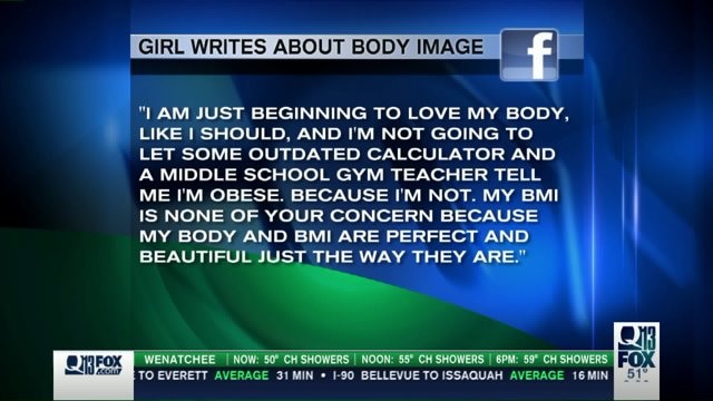 8th grader asked about BMI on test gives perfect answer