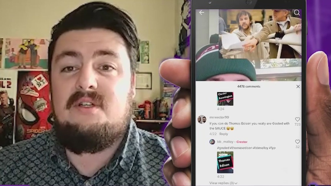 Tik-Toker finds connection with any celebrity