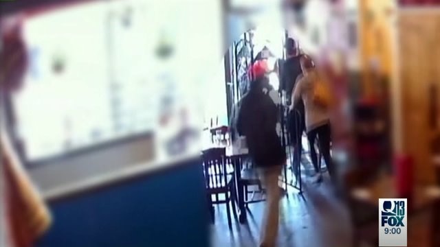 Man attacks customers in Ballard