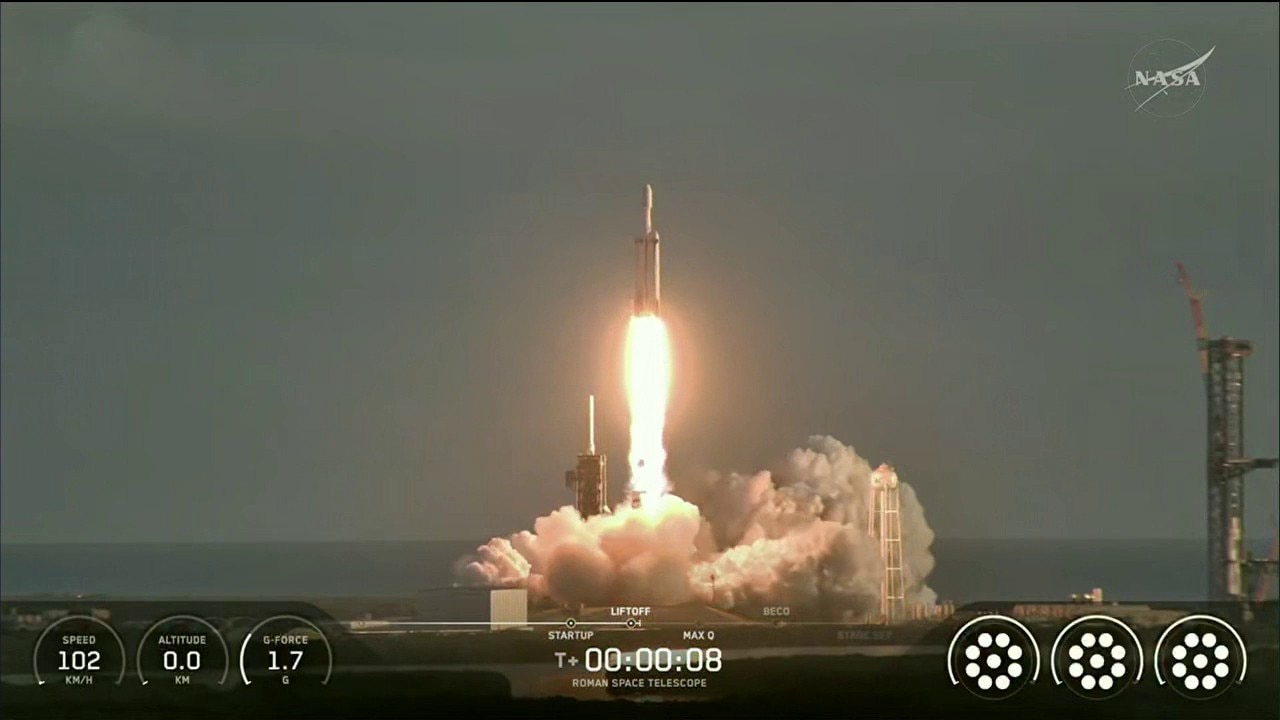 SpaceX launches NASA's Nancy Grace Roman Space Telescope