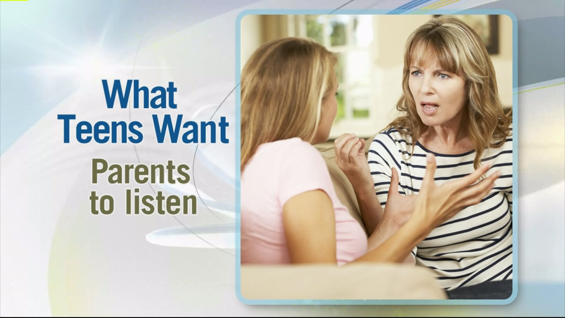 Talking to teens