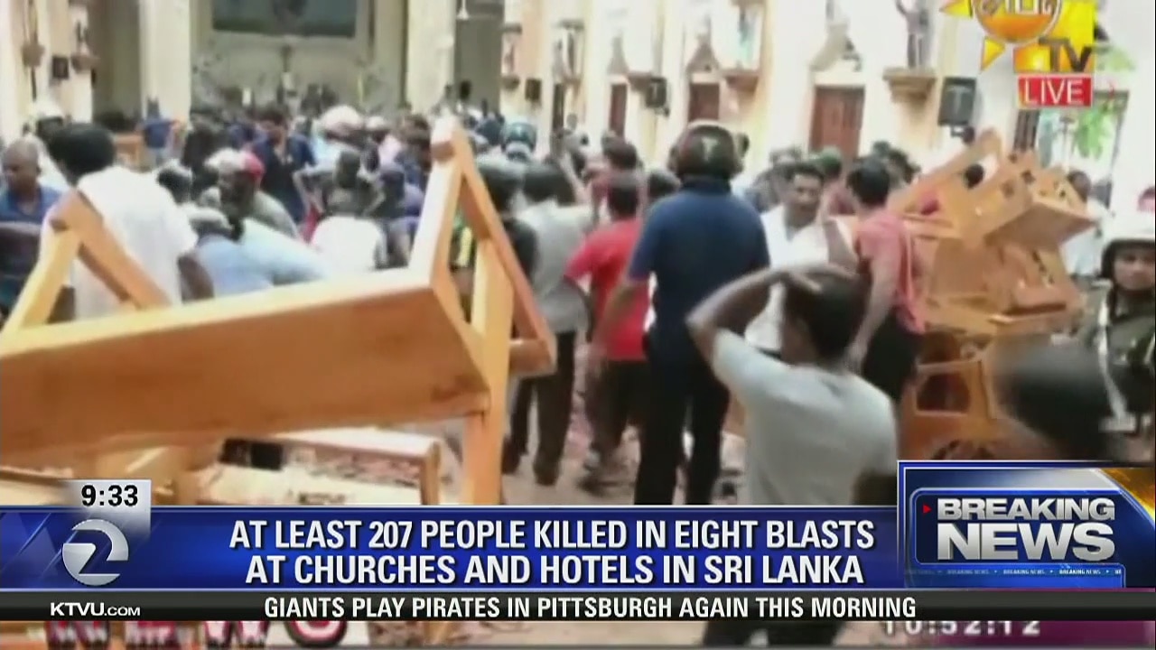 'Several Americans' among at least 200 people killed in Easter Sunday blasts in Sri Lanka