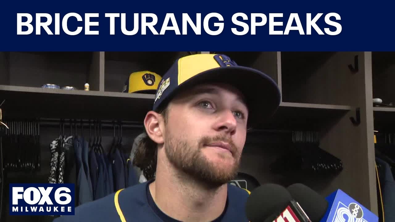 World Series: Brewers' Brice Turang speaks after Game 3 win