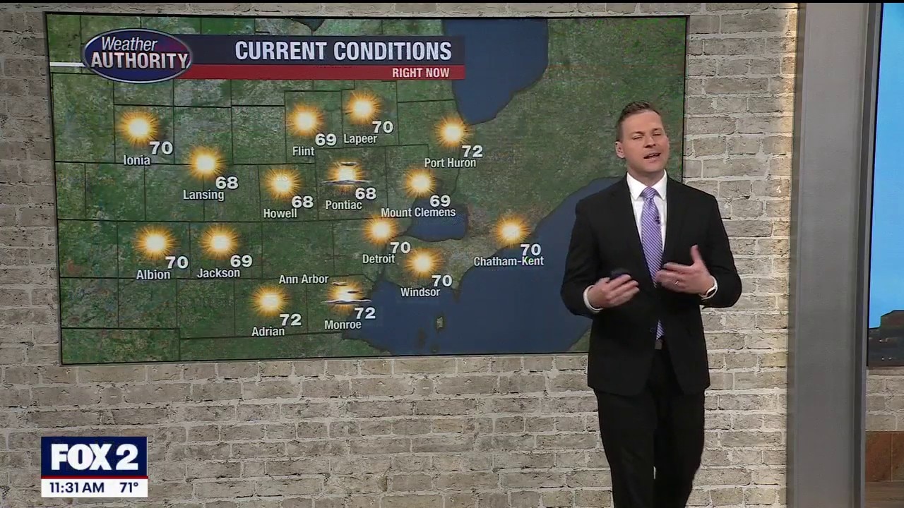An extremely nice Friday forecast