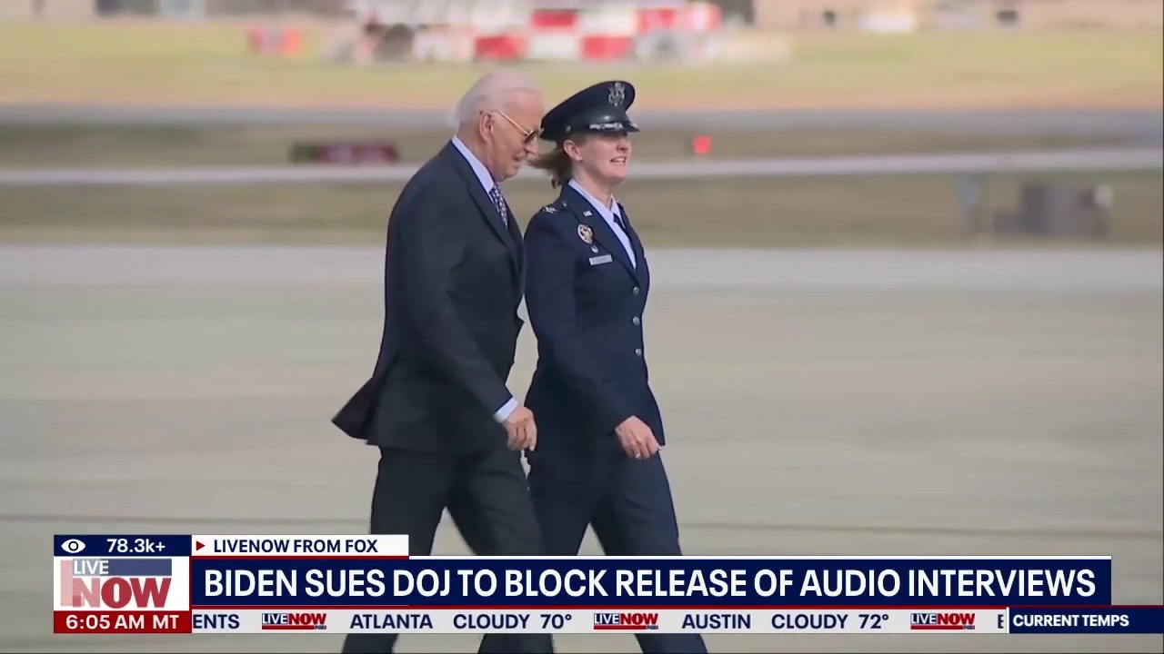 Fmr. President Biden sues DOJ 