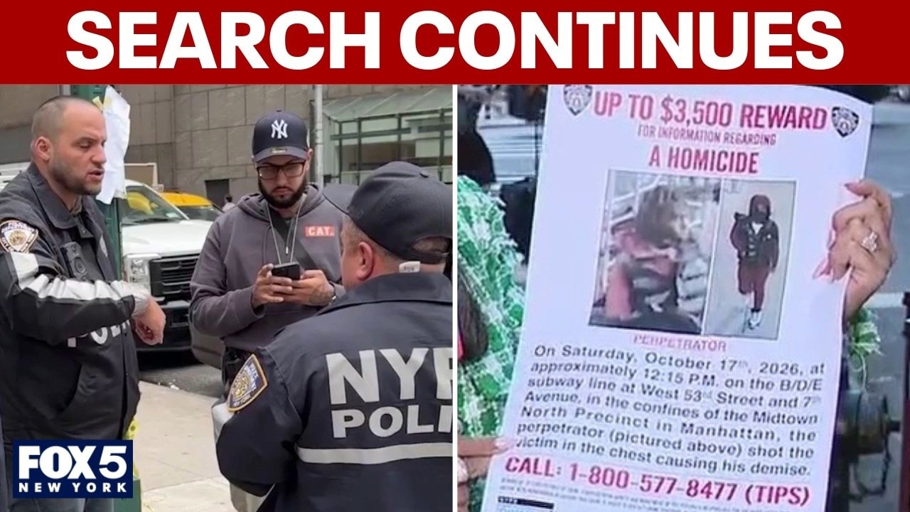 NYPD putting out fliers in effort to catch Midtown subway shooting suspect