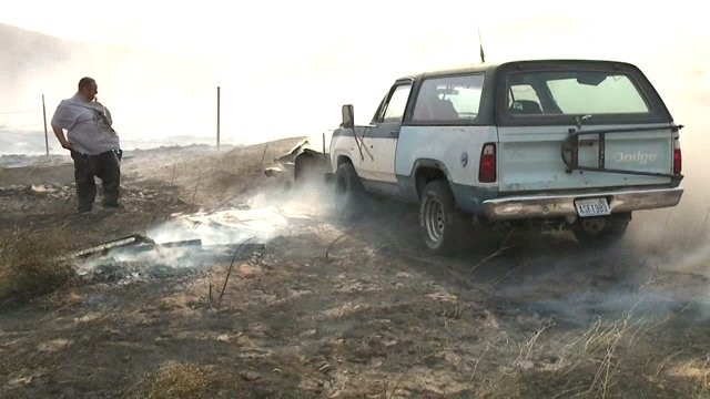 RAW VIDEO: Communities band together to fight fires with little resources
