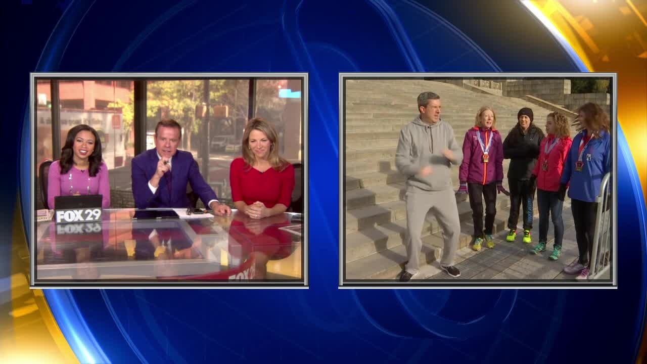 Bob Tries to Run The Rocky Steps 40 Times!