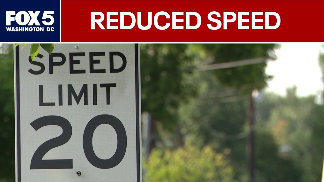 Montgomery County continues reducing speed limits on neighborhood and downtown roads.